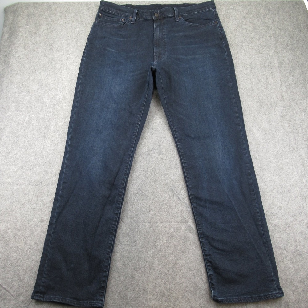 Levi's Premium Men's Athletic Taper Jeans Dark‎ Wash W38 L34 Denim Stretch